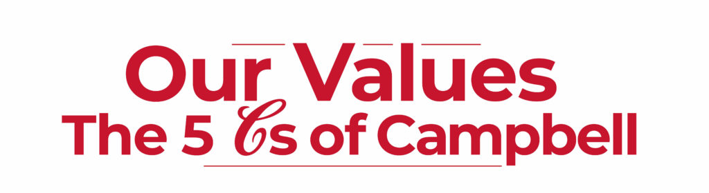 Campbell Values: The 5 Cs of Campbell